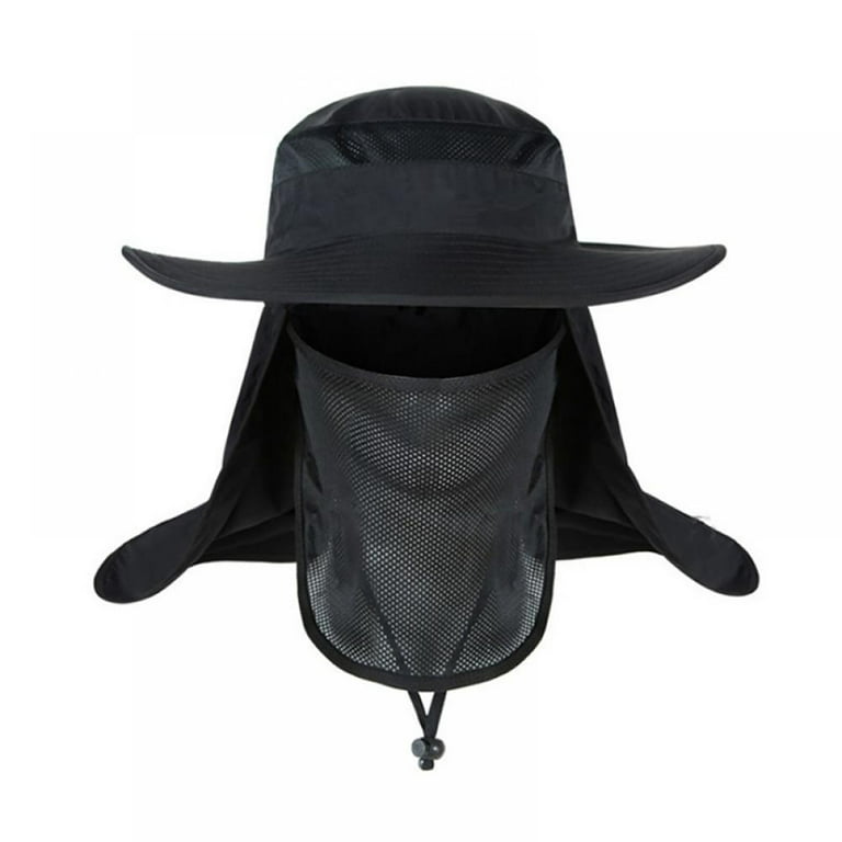 Fishing Hat Snap Brim Hat with Neck Flap for Outdoor Hiking Men & Women  Boonie Hat