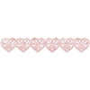 Sizzix Sizzlits Decorative Strip Die 12.625"X2.375"-Decorative Hearts #2