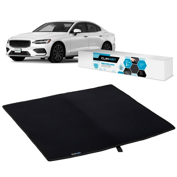 CLIM ART Cargo Liner for Volvo S60 2019-2026 Custom Fit Trunk Mat, Honeycomb Dirtproof & Waterproof Technology - All-Climate, Heavy Duty, Anti-Slip Cargo Liner,Luggage - FL01119110