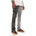 thumbnail image 4 of KDNK Men Stacked Contrast Camo Jeans (Blue), 4 of 5
