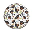 thumbnail image 4 of Spare Tire Cover, Cool Rottweiler Wheel Cover Tire Covers For Trailers Car Truck Camper Universal Tire Covering Fits Diameter14"-17", 4 of 4
