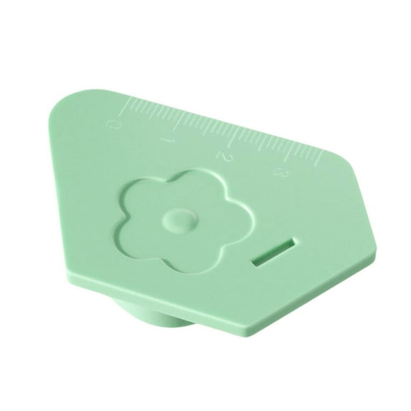 1Pcs Magnetic Seam Guide for Sewing Machine,Upgraded Multifunctional Polygonal Hemmer Guide with Scale,Universal Sewing Accessories and Supplies for Magnet Making Machine,6x4CM(Green)