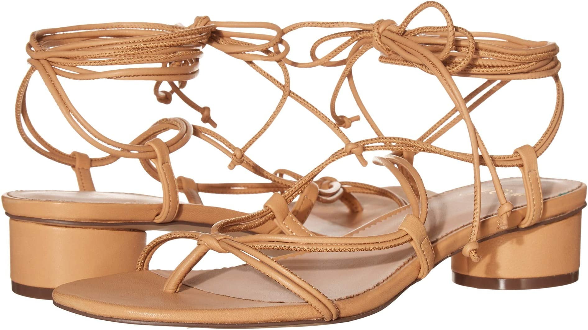 j crew leather lace up sandals