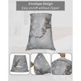 thumbnail image 7 of Gray Elephants Pillow Covers King Size, Modern Vintage Elephants Blowing Bubbles Soft Bed Throw Pillowcases Breathable Cooling Long Lumbar Body Pillow Sham Cover for Bed Sofa 20''x40'', 7 of 7