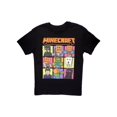 thumbnail image 1 of HalloweenT-shirt Girls Black Minecraft Square Halloween Short Sleeve Tee Shirt T-Shirt, 1 of 6