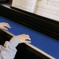 thumbnail image 1 of QUMIIRITY Blue Fabric Piano Keyboard Protective Cover for Electric Piano with 88 Keys Fits Well, 1 of 5