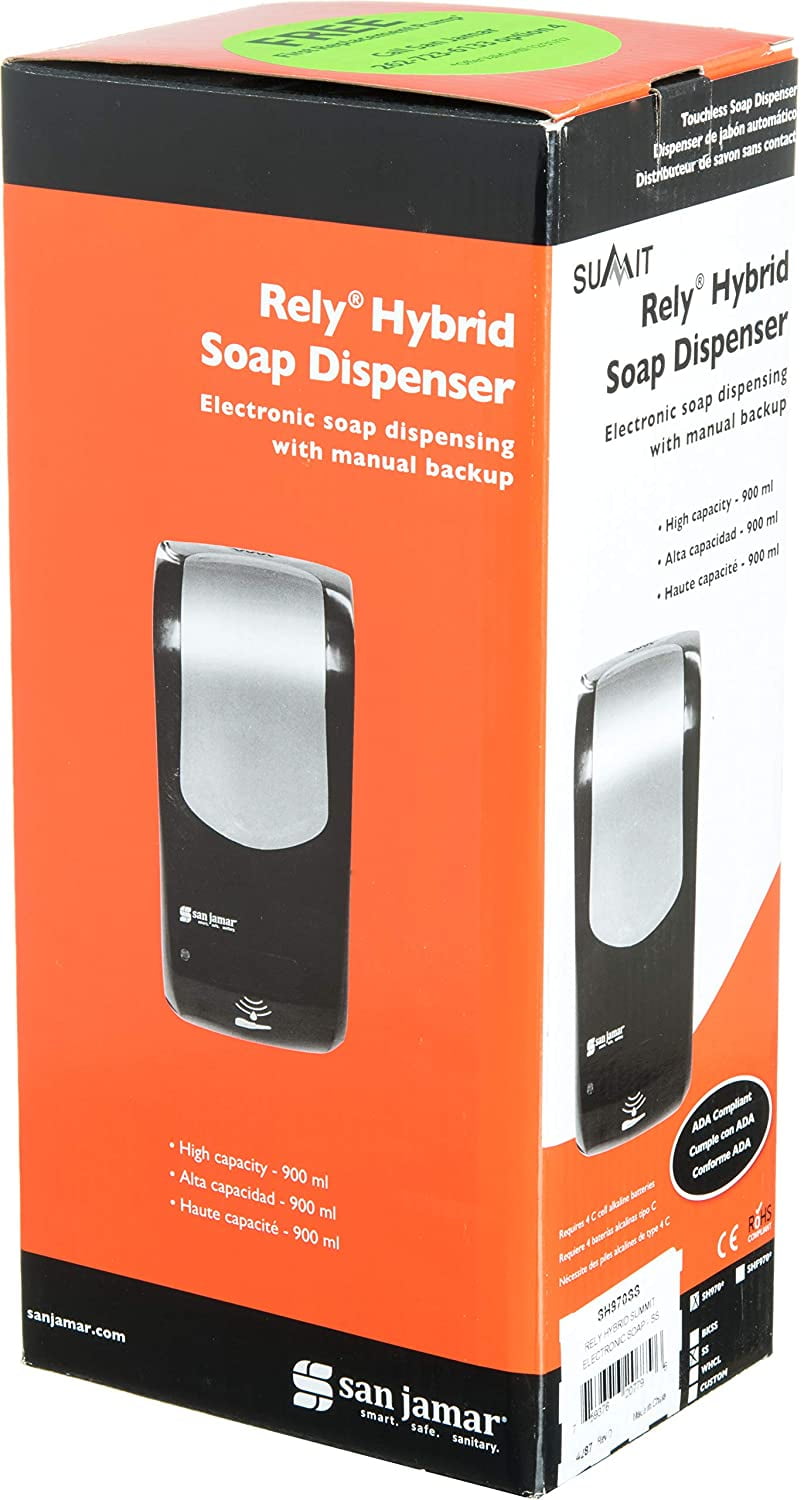 San Jamar Summit Rely Hybrid Soap Dispenser SH970SS