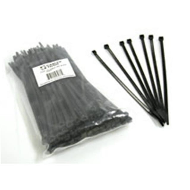 7.5in BLACK CABLE TIES 100PK