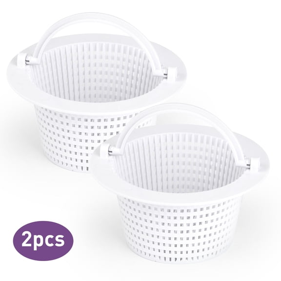 2pcs Pool Skimmer Basket, EEEkit Swimming Plastic Skimmer Replacement Basket Fit for Hayward SP1091 series
