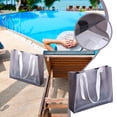 thumbnail image 1 of Drppepioner Storage & Organization Large Capacity Swimming Bag Transparent Visible Handheld Storage Bag Thickened PVC Wash Bag Portable Beach Bag, 1 of 1