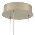 thumbnail image 2 of Currey And Company 9000-1034 Glace 3 Light 10" Wide Multi Light Pendant - White / Antique, 2 of 4