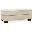 thumbnail image 5 of Signature Design by Ashley Monaghan Ottoman, Sandstone Chenille Upholstered Living Room Footrest, 5 of 8
