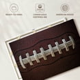 thumbnail image 6 of Elephant Stock Football Laces Wall Art - Horizontal Canvas Wall Art - Living Room Wall Decor - Sports Canvas - Red And Brown Decor - 39" x 26", 6 of 8