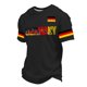 thumbnail image 1 of Women's Germany Football Graphic T-Shirt, Men's Soccer Graphic T-Shirt, Casual Short Sleeve Sports Top for Workout for Soccer Tournament 2026 Black Size: 3XL, 1 of 4