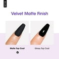 thumbnail image 5 of Gellen Matte Gel Top Coat, 18ML No Wipe Matte Gel Top Coat, Clear UV Top Coat Gel Nail Polish, Soak Off Nail Lamp Gel Base Top Coat Nail Art Home Manicure, 5 of 8
