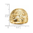 thumbnail image 2 of 14K Yellow Gold Polished Floral Ring, 2 of 4