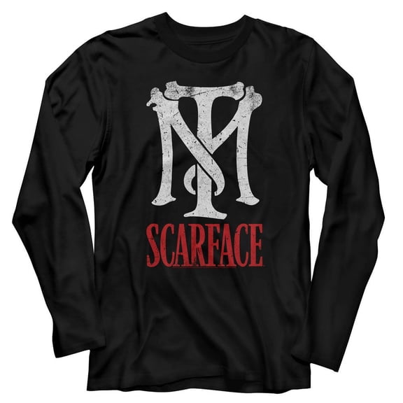 Scarface Tm Scarface Black Long Sleeve T-Shirt Xl