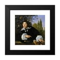 thumbnail image 2 of Bartholomeus van der Helst 15x15 Black Modern Framed Museum Art Print Titled - Self-Portrait, 2 of 5