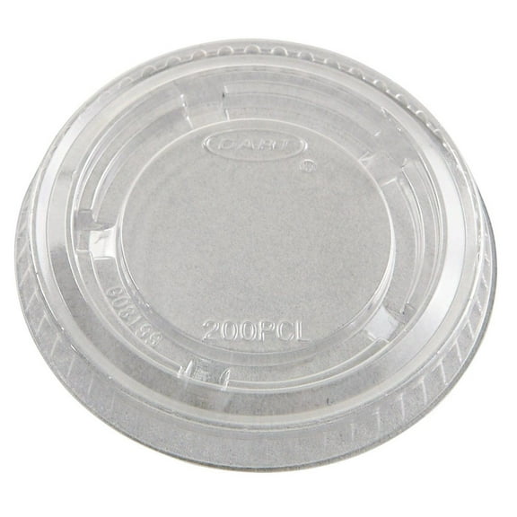 PL200N Clear Portion Container Lid - Fits 1.5-2.5 oz (Case of 2500)