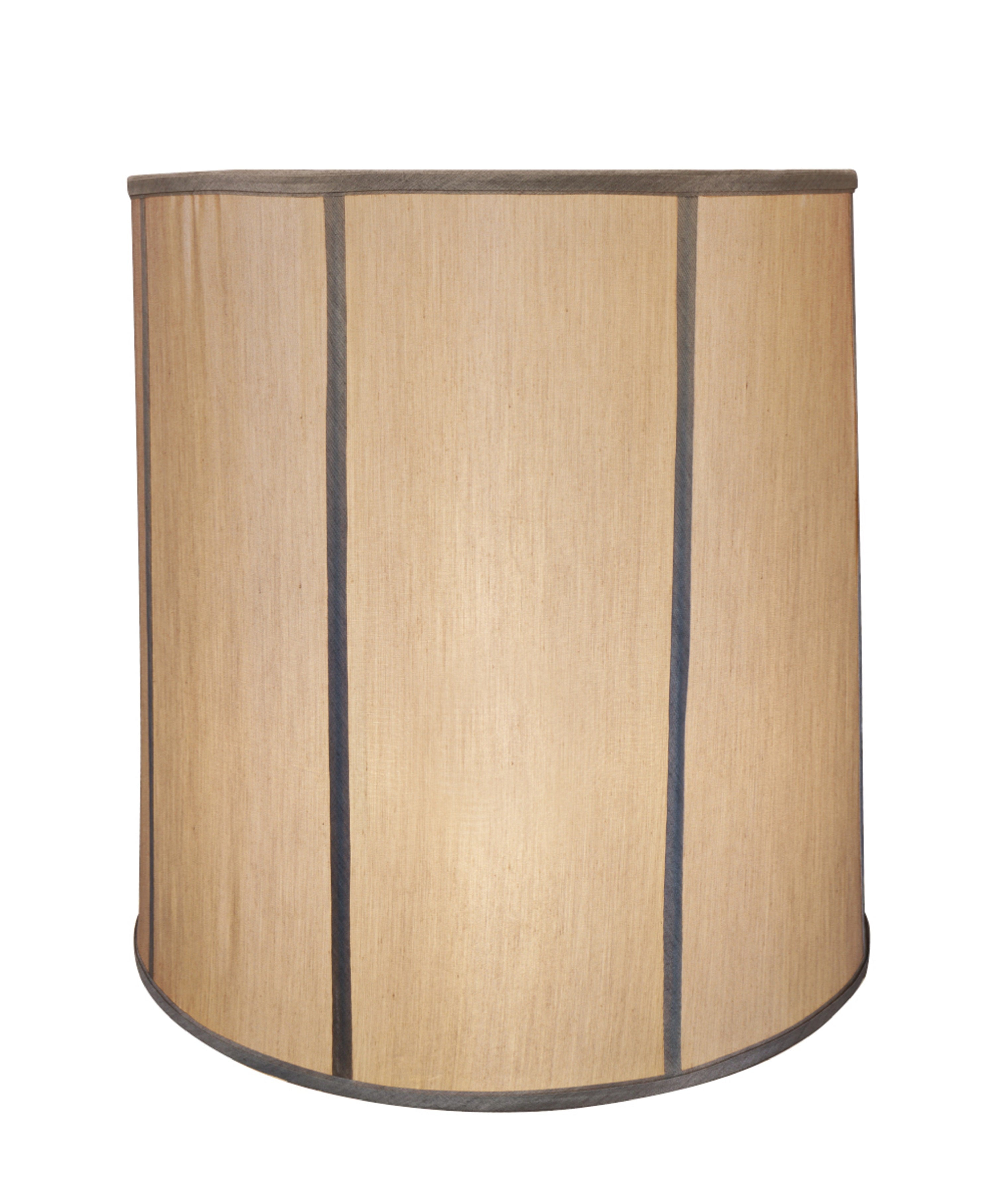 Aspen Creative 35007 Transitional Empire Shape Spider Construction Lamp Shade in Silver Grey, 18" wide (16" x 18" x 18")