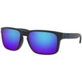 thumbnail image 2 of Oakley Mens Oo9244 Holbrook Low Bridge Fit Rectangular Sunglasses Matte Black/Prizm Sapphire Iridium Polarized 56 Millimeters, 2 of 5