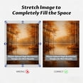 thumbnail image 3 of FLASHLUMI 32x48 Inch Vintage Autumn Birch Forest River Oil Painting Canvas Wall Art, Rustic Fall Nature Landscape Home Decor for Living Room Bedroom, No Frame, 3 of 10