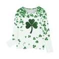 thumbnail image 4 of COM1950s Chemises pour Filles, Haut à Manches Longues de la Saint-Patrick Chandail pour Enfants Base à Manches Longues Col Rond Haut/chemise, 4 of 8