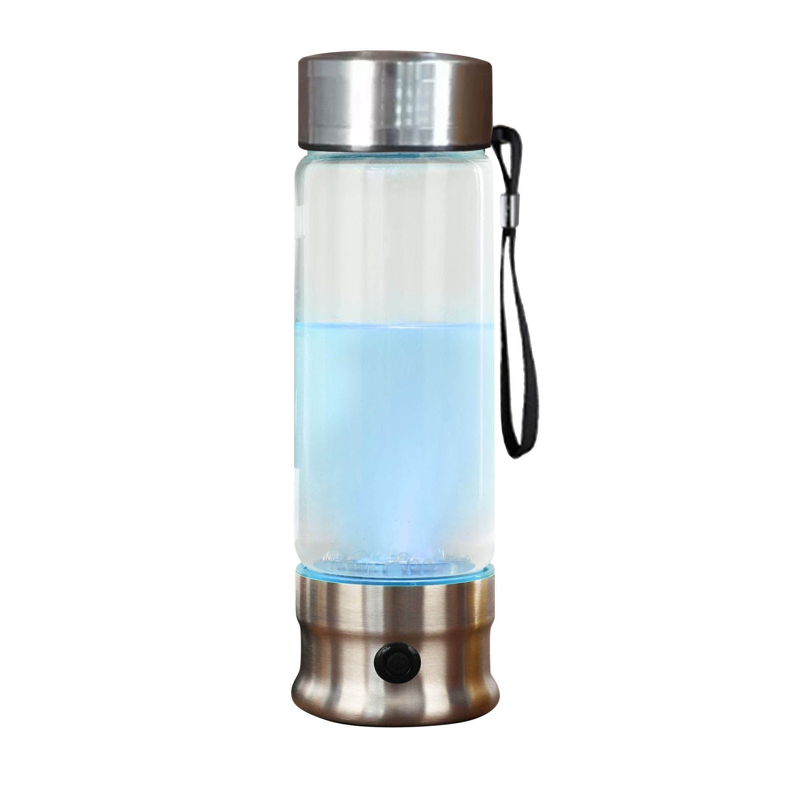 Portable Hydrogen Water Generator Bottle, USB Rechargeable Glass Hydrogen Water Maker for Health, Enhances Immunity and Energy, Ideal for Sports Enthusiasts, Fitness Buffs, and Travelers