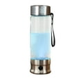 thumbnail image 2 of Rechargeable Hydrogen Water Generator 420ml Portable Glass Bottle SPE PEM Technology USB for Healthy Antioxidant Drinking Sports Home Use, 2 of 5