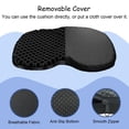 thumbnail image 2 of Anti-Slip Kayak Seat Cushion - Waterproof Thicken Gel Boat Kayak Canoe Rowing Stadium Pad for Sit in Kayak Chair Kayak Accessories Equipment Gear for Fishing Kayak, 2 of 7