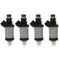 4Pcs CCIYU 1 Hole Fuel Injector Kits fit for for 1996-2001 for Acura for Integra 1.8L, 1996-1998 for Acura for RL/for TL, 1996-1997 for Honda for Civic del Sol 1.6L FJ337,06164P2A000