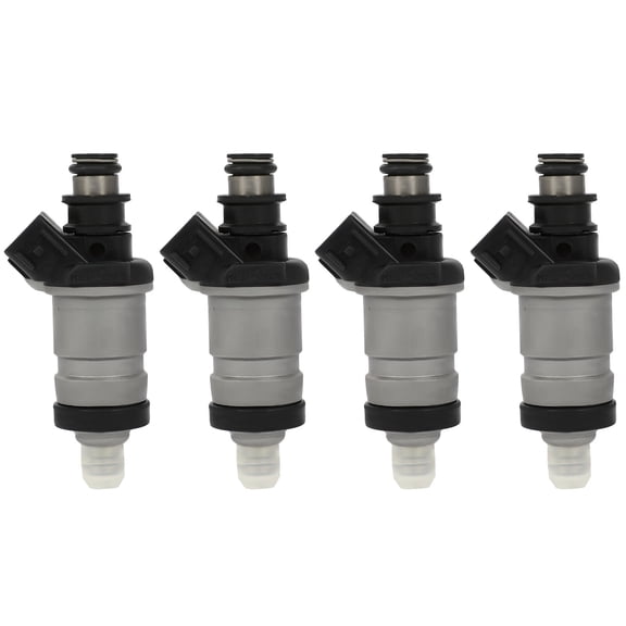 4Pcs CCIYU 1 Hole Fuel Injector Kits fit for for 1996-2001 for Acura for Integra 1.8L, 1996-1998 for Acura for RL/for TL, 1996-1997 for Honda for Civic del Sol 1.6L FJ337,06164P2A000