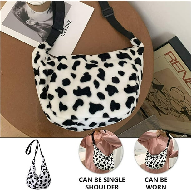 Cow fur outlet purse