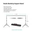 thumbnail image 5 of LS Photography Photo Backdrop Stand Kit, Green & Blue Backdrop, Holders, and Carry Bag, WMT1889, 5 of 8