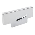 thumbnail image 2 of ZSWAL 1 PC Battery Top Cover Motorcycle Battery Side Fairing Cover Panel Protection for Harley Dyna Convertible FXDS/Low Rider/Super Glide/Wide Glide, Chrome, 2 of 5