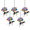 thumbnail image 1 of PVCS Ornement Suspendu Vache Mignonne avec Ballon Coloré Décorations Chaudes pour la Maison, 1 of 1