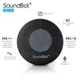 thumbnail image 5 of Soundbot SB510 HD Altavoz de ducha Bluetooth resistente al agua, altavoz portátil manos libres con micrófono incorporado, 6 horas de reproducción, botones de control y ventosa dedicada para duchas (ne, 5 of 5