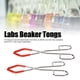 thumbnail image 5 of Pinzas Para Vasos De Precipitados Químicos, Pinzas Para Vasos De Laboratorios, Prevención De Oxidación, Extremos Recubiertos De Goma, Acero Para Material De Laboratorio, 5 of 7