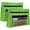 Green, variant on 2 Pack Pencil Pouch Stationery Bag for 3 Ring Binder, Expandable Large Capacity Binder Pouches with Zipper, Pen Pencil Holder Case with Clear Window