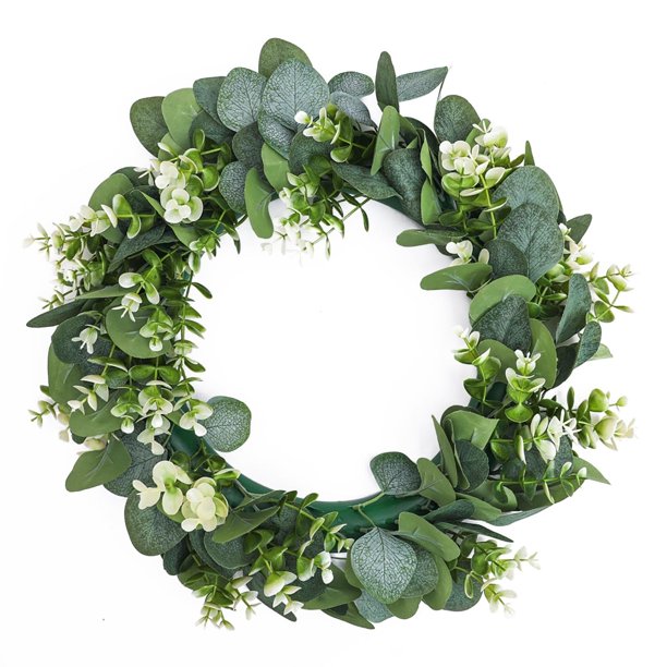 Guirnalda de decoración, material de PVC, 40 cm de diámetro, super diseño de flores simuladas, para el hogar de la boda decoración de la fiesta