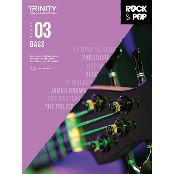 Trinity Rock & Pop 2018 Bass : Grade 3