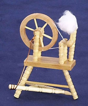 dollhouse spinning wheel