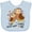 AE-Light Blue, variant on Inktastic My Great Aunt Loves Me Cute Owl Family Boys or Girls Baby Bib