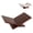 Brown, variant on PUERSI Open Display Stand, Wooden Large Book Holder, Coffee Table Stand, Wood Easel for Magazine, Art, Cook Book, Bible, Quran - Black