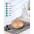 thumbnail image 5 of 550ml Aromatherapy Essential Oil Aroma Diffuser, With Adjustable Mist Mode Humidifier, Ultrasonic Aroma Diffuser With Auto Shut Off Function, In S, 5 of 5