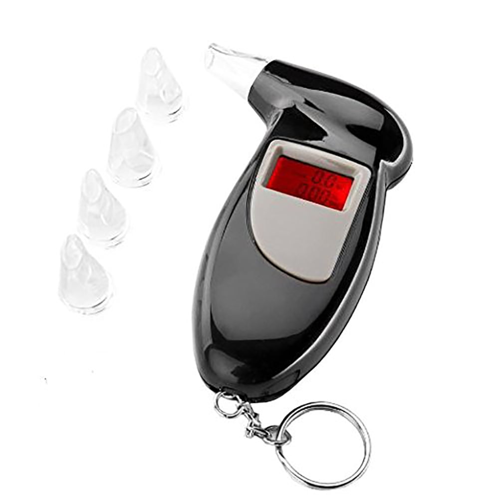 Alkoholtest-Alcool Test - Portable Breath Alcohol Tester Breathalyzer with  LCD Screen Digital Breath Alcohol Analyzer Keychain Alcohol Analyzer Breath