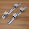 thumbnail image 4 of LHCER 2Pcs 300mm12mm SBR12UU Linear Slide Rail Shaft + 4Pcs Bearing Slide Block,Linear Rail Shaft,Bearing Block, 4 of 8