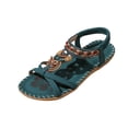 thumbnail image 2 of YOUYEDIAN Orthopedic Sandals for Women Non Slip Slip on Arch Support Summer Flat Sandals Breathable Orthopedic Slippers 2026 New Comfortable Orthopedic Shoes (Turquoise), 2 of 9