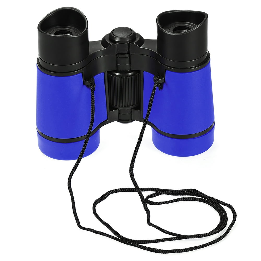 Toy Binoculars 4X30 Compact Foldable Binoculars Shock Proof Blue with