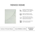 thumbnail image 2 of 100% Cotton Fitted Sheet Only - Deep Pocket up to 16inch - All-Around Elastic - T-Shirt Fabric Jersey Knit - Extra Soft - Easy Fit - All Season - Comfy, 2 of 4